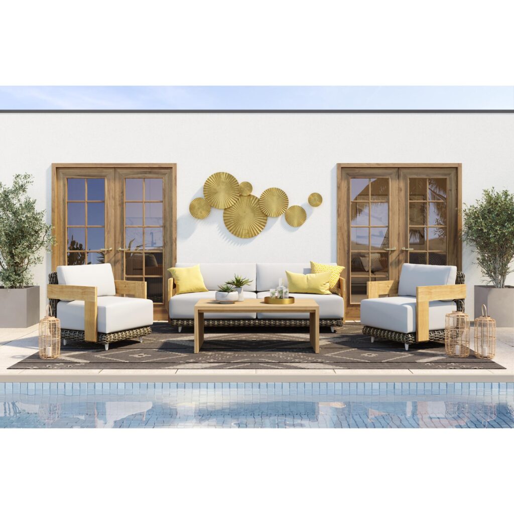 Potenza Armchair - Palazzo Cream - Image 9