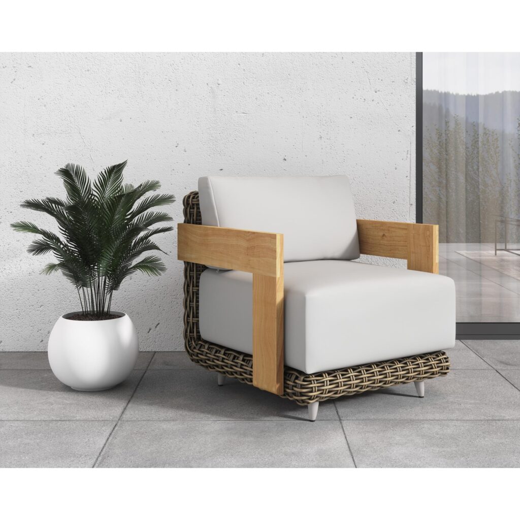 Potenza Armchair - Palazzo Cream - Image 6