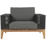 Salerno Armchair - Gracebay Grey 109513 109513 SALERNO ARMCHAIR GRACEBAY GREY 1