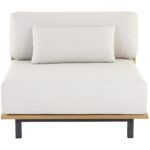 Geneve Modular - Armless Chair - Palazzo Cream 109532 109532 GENEVE ARMLESS CHAIR PALAZZO CREAM 1
