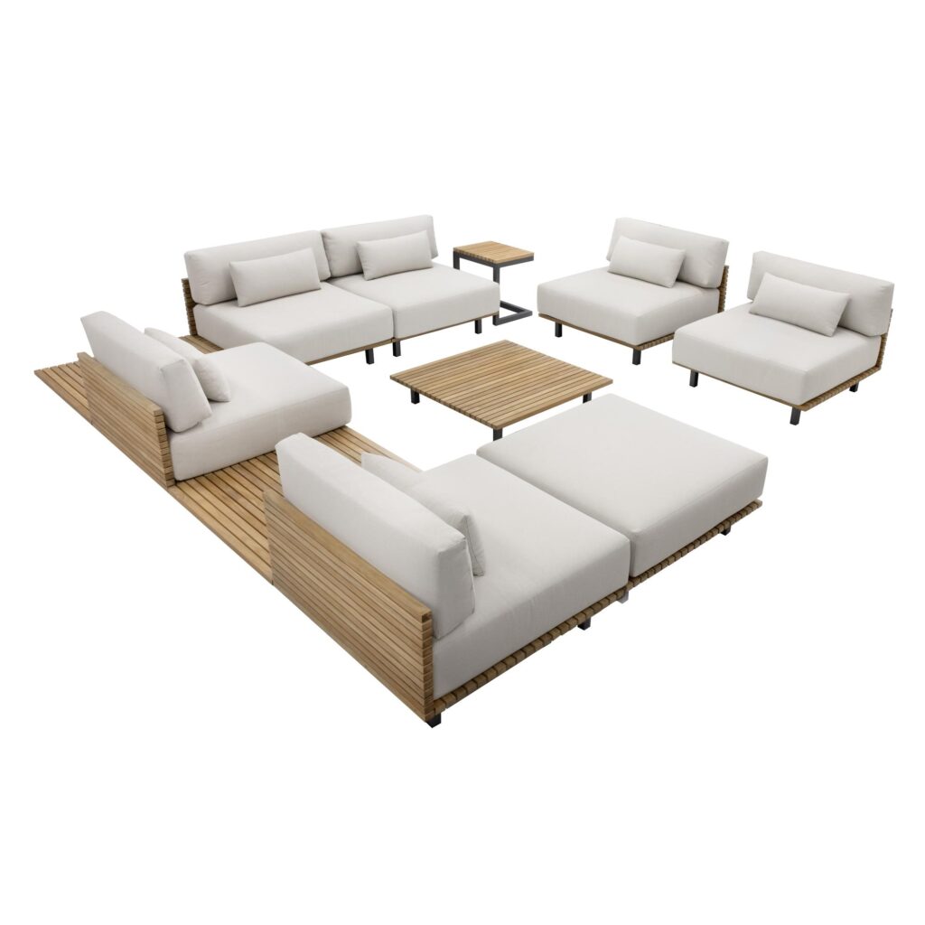 Geneve Modular - Armless Chair - Palazzo Cream - Image 9