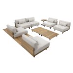 Geneve Modular - Armless Chair - Palazzo Cream 109532 109532 GENEVE ARMLESS CHAIR PALAZZO CREAM 13