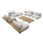 Geneve Modular - Armless Chair - Palazzo Cream 109532 109532 GENEVE ARMLESS CHAIR PALAZZO CREAM 14
