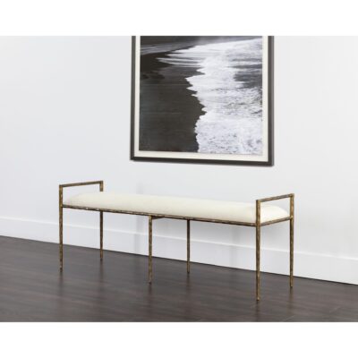 Esai Bench - Zenith Alabaster 6 Esai Bench - Zenith Alabaster 109541 109541 ESAI BENCH ZENITH ALABASTER 5
