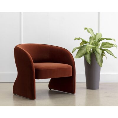 Rosalia Lounge Chair - Meg Rust 109583 109583 5