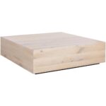 Frezco Coffee Table - Square - Light Oak 109597 109597 FREZCO COFFEE TABLE LIGHT OAK 1