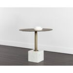 Kata Bistro Table - White Marble - 32" 109639 109639 KATA BISTRO TABLE WHITE MARBLE 32 5