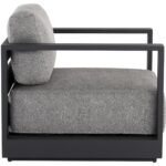Tavira Armchair - Charcoal - Lanikai Salt And Pepper 109655 109655 TAVIRA LOUNGE CHAIR CHARCOAL LANIKAI SALT AND PEPPER 2