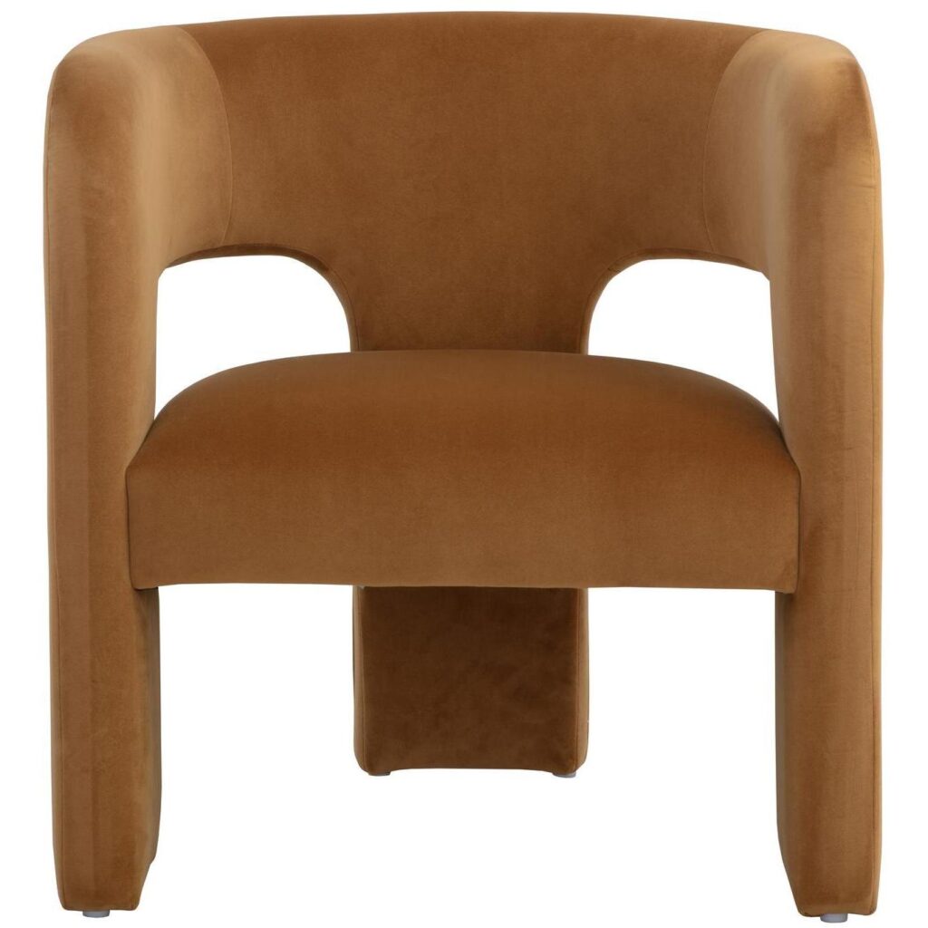 Isidore Lounge Chair - Meg Gold - Image 2