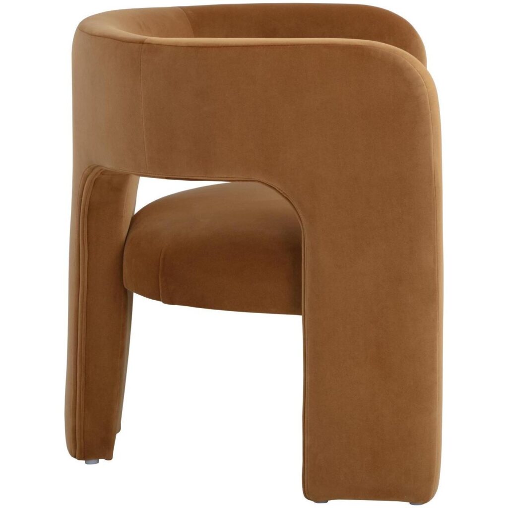 Isidore Lounge Chair - Meg Gold - Image 3