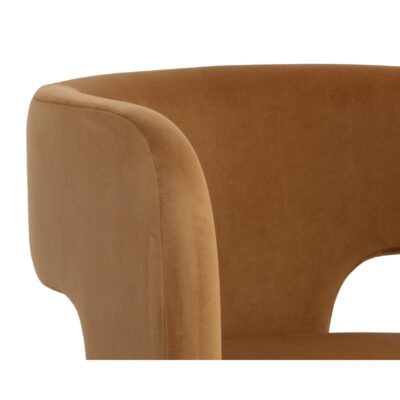 Isidore Lounge Chair - Meg Gold 109720 109720 ISIDORE LOUNGE CHAIR MEG GOLD 7