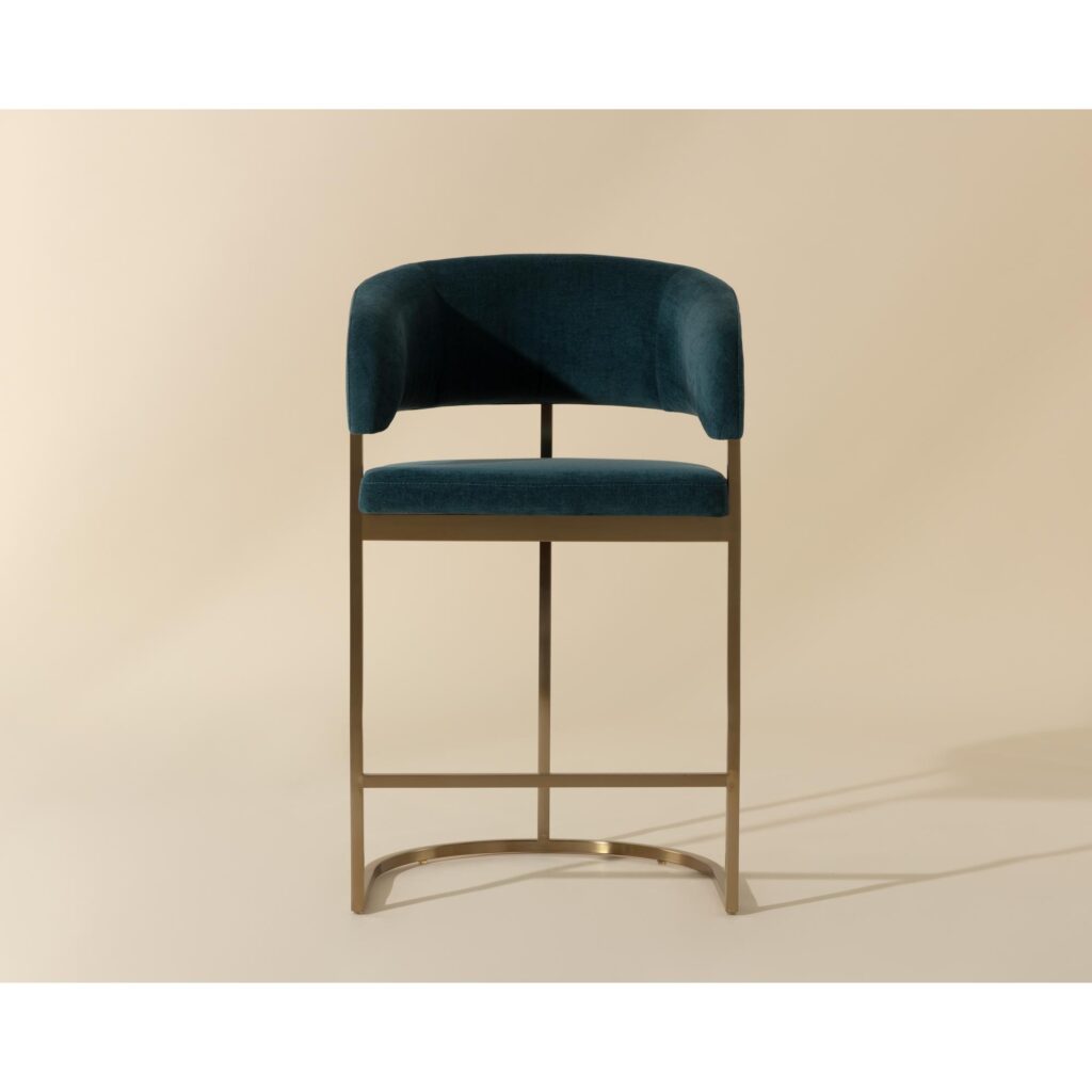 Marris Counter Stool - Gold - Danny Teal - Image 2