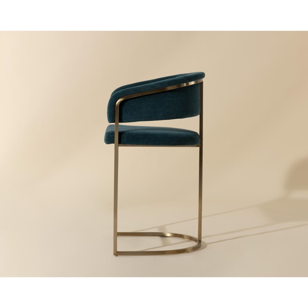 Marris Counter Stool - Gold - Danny Teal - Image 3