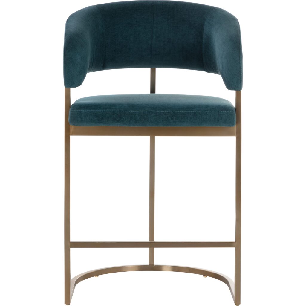 Marris Counter Stool - Gold - Danny Teal - Image 9