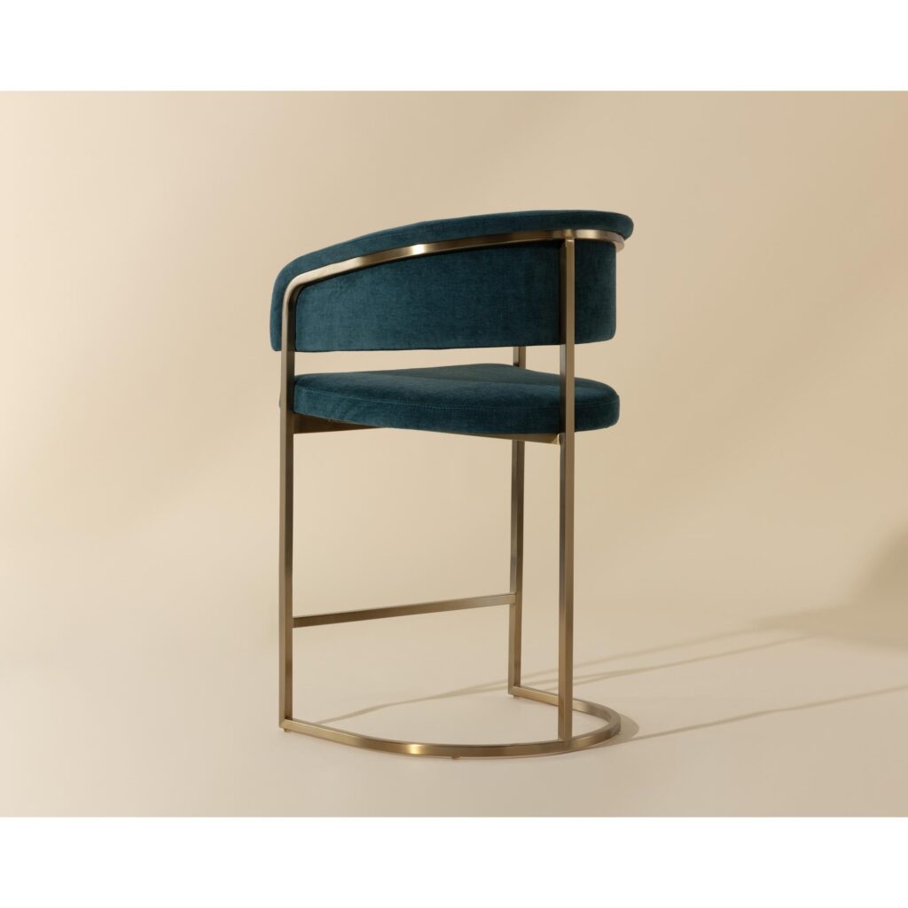 Marris Counter Stool - Gold - Danny Teal - Image 4