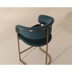 Marris Counter Stool - Gold - Danny Teal 109748 109748 MARRIS COUNTER STOOL GOLD DANNY TEAL 6