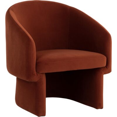 Lauryn Lounge Chair - Meg Rust