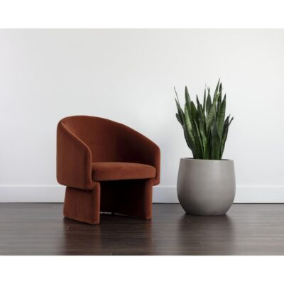 Lauryn Lounge Chair - Meg Rust 109755V 109755V 6