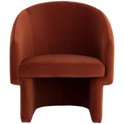Lauryn Lounge Chair - Meg Rust 10 Lauryn Lounge Chair - Meg Rust 109755 109755 LAURYN LOUNGE CHAIR MEG RUST 1