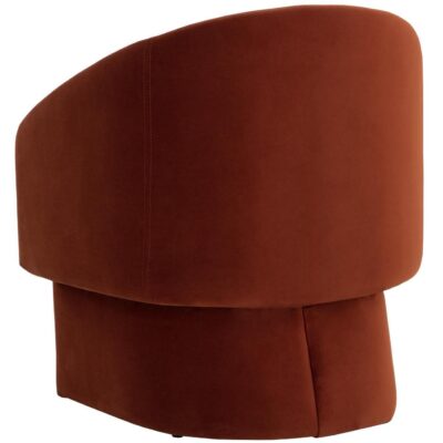 Lauryn Lounge Chair - Meg Rust 12 Lauryn Lounge Chair - Meg Rust 109755 109755 LAURYN LOUNGE CHAIR MEG RUST 3