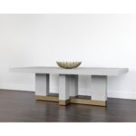 Greco Dining Table - Gauntlet Grey - 94.5" 109756 109756 GRECO DINING TABLE GAUNTLET GREY 5