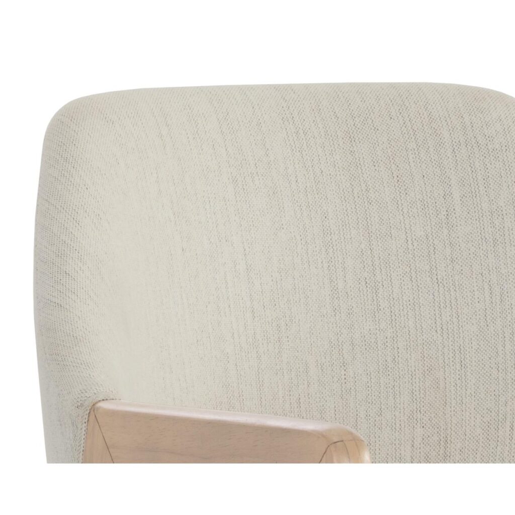 Milton Dining Armchair - Light Wash - Mina Ivory - Image 7