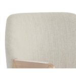 Milton Dining Armchair - Light Wash - Mina Ivory 109808 109808 MILTON DINING ARMCHAIR LIGHT WASH MINA IVORY 7