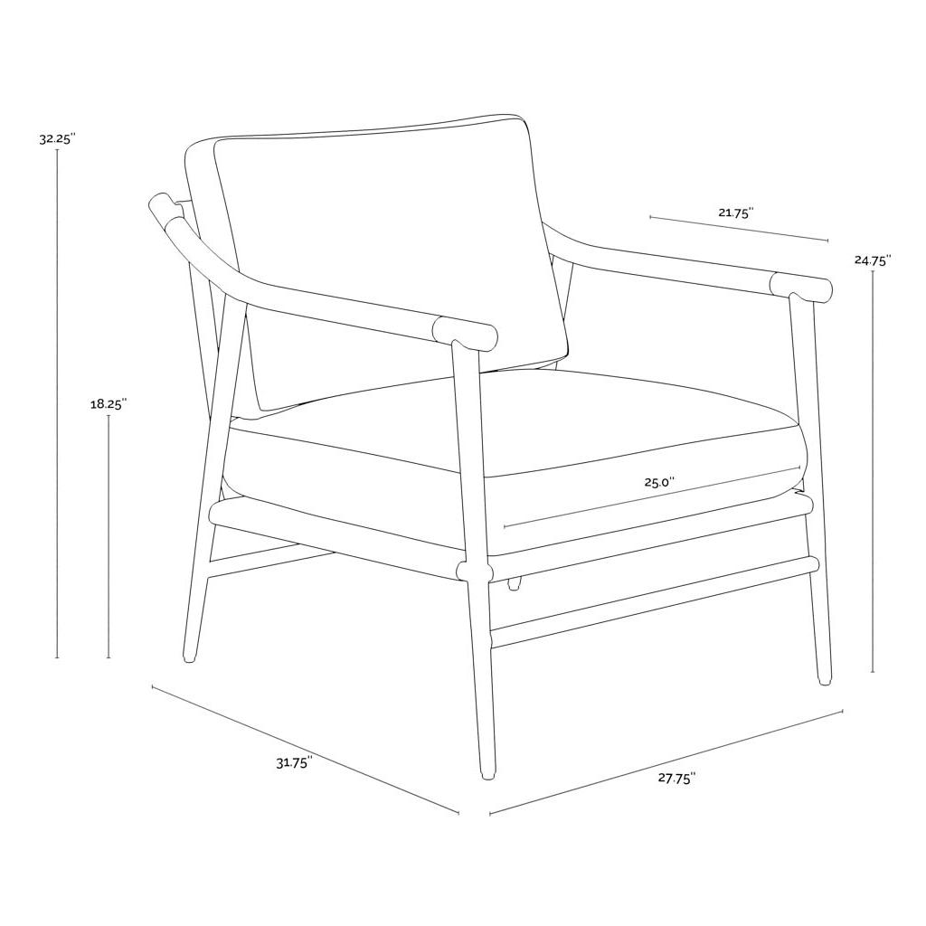 Meadow Armchair - Vault Fog 10 Meadow Armchair - Vault Fog - Image 10