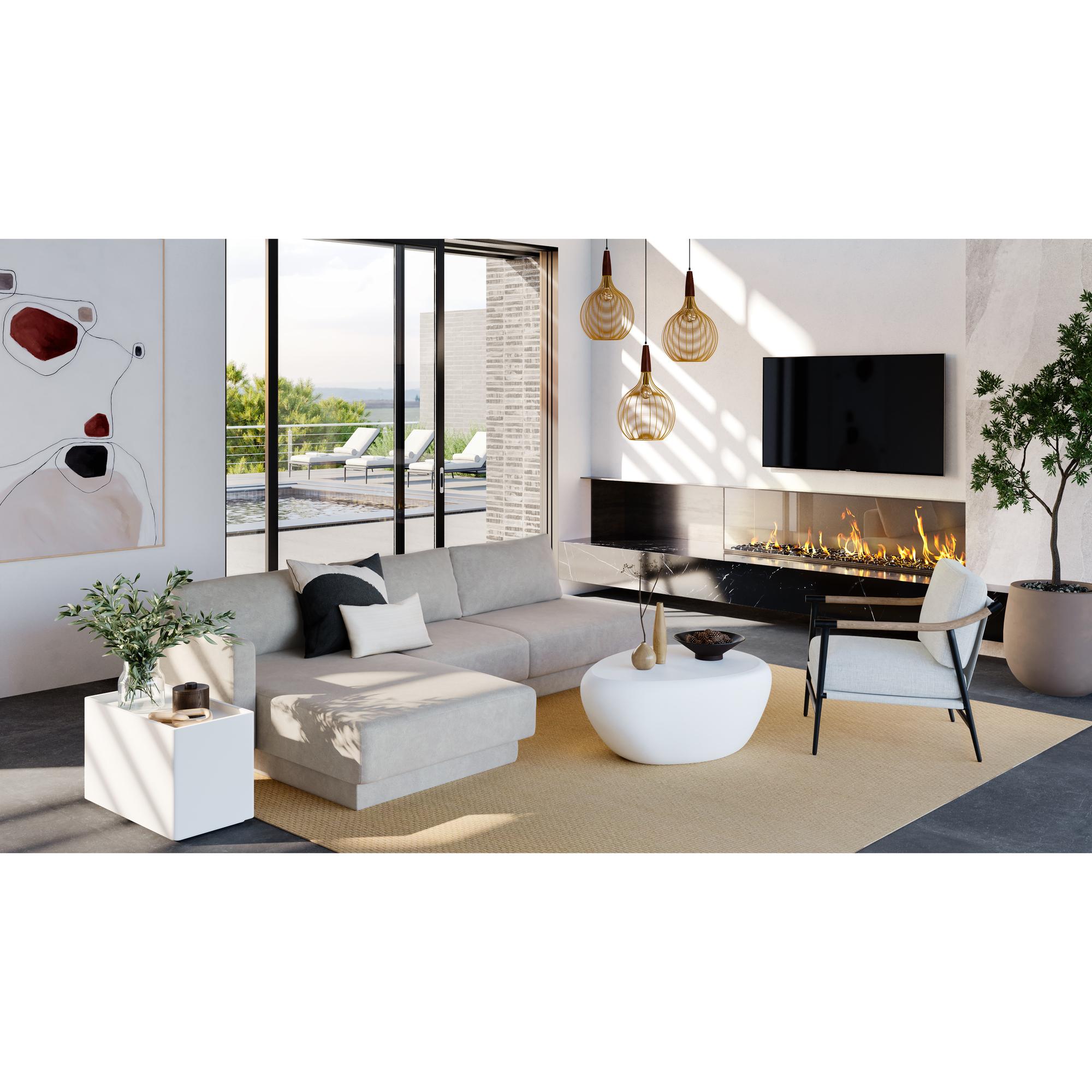 Meadow Armchair - Vault Fog 9 Meadow Armchair - Vault Fog - Image 9