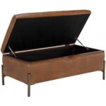 Kael Storage Bench - Tobacco Tan 109900 109900 KAEL STORAGE BENCH TOBACCO TAN 1