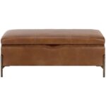 Kael Storage Bench - Tobacco Tan 109900 109900 KAEL STORAGE BENCH TOBACCO TAN 2