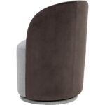 Cavoli Swivel Dining Chair - Mina Light Grey / Meg Ash 109914 109914 CAVOLI SWIVEL DINING CHAIR MINA LIGHT GREY MEG ASH 3