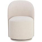 Cavoli Swivel Dining Chair - Effie Linen 109916 109916 CAVOLI SWIVEL DINING CHAIR EFFIE LINEN 1