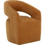 Lloret Wheeled Dining Armchair - Danny Amber 109917 109917 LLORET WHEELED DINING ARMCHAIR DANNY AMBER 20