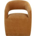 Lloret Wheeled Dining Armchair - Danny Amber 109917 109917 LLORET WHEELED DINING ARMCHAIR DANNY AMBER 21