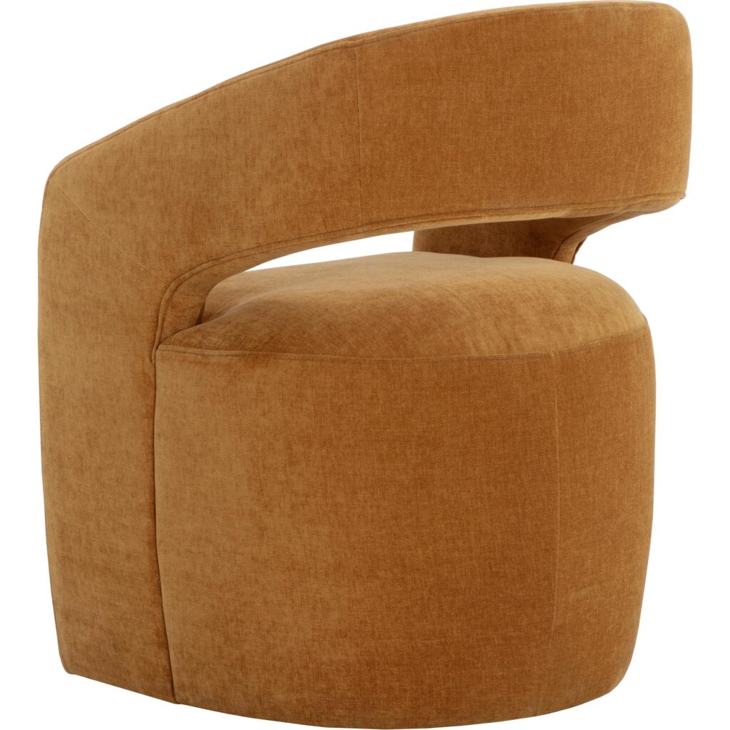 Lloret Wheeled Dining Armchair - Danny Amber - Image 10