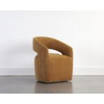 Lloret Wheeled Dining Armchair - Danny Amber 109917 109917 LLORET WHEELED DINING ARMCHAIR DANNY AMBER 5