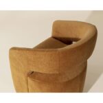 Lloret Wheeled Dining Armchair - Danny Amber 109917 109917 LLORET WHEELED DINING ARMCHAIR DANNY AMBER 6