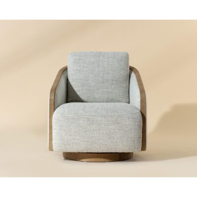 Tasia Swivel Lounge Chair - Merino Cotton 109919V 109919V TASIA SWIVEL LOUNGE CHAIR MERINO COTTON 1