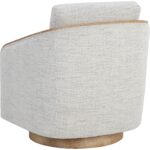 Tasia Swivel Lounge Chair - Merino Cotton 109919 109919V TASIA SWIVEL LOUNGE CHAIR MERINO COTTON 23