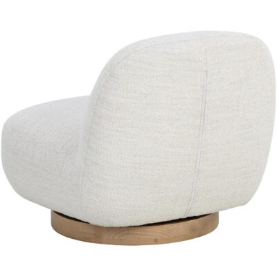 Franze Swivel Lounge Chair - Merino Pearl 109920 109920 FRANZE SWIVEL LOUNGE CHAIR MERINO PEARL 3