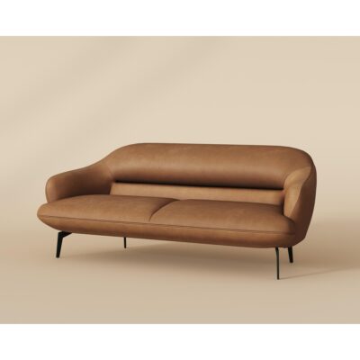 Armani Sofa - Cognac Leather
