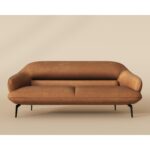 Armani Sofa - Cognac Leather 110089 110089 ARMANI SOFA COGNAC LEATHER 1