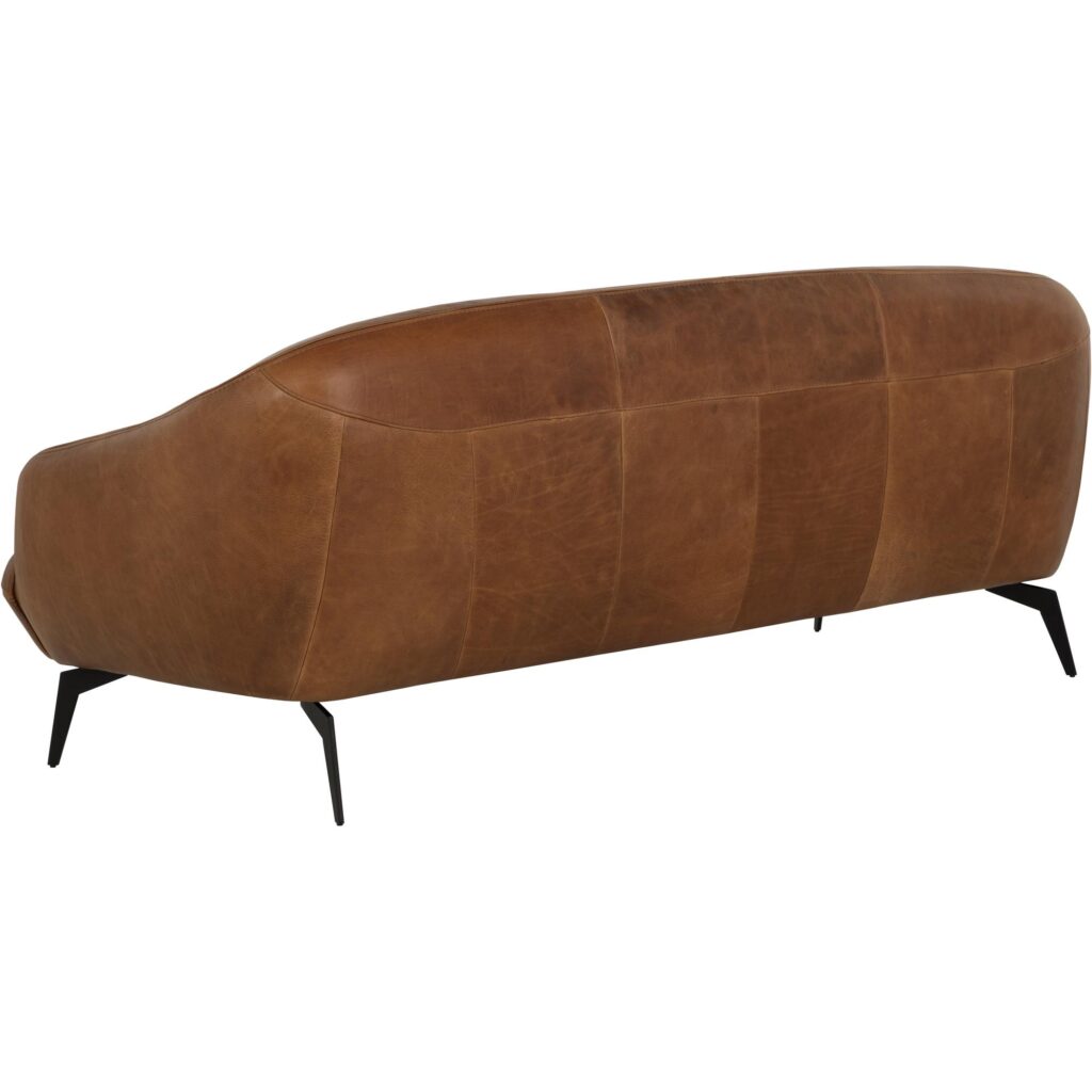 Armani Sofa - Cognac Leather - Image 9