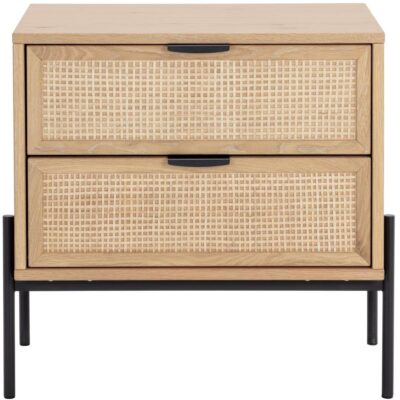 Avida Nightstand - Black - Rustic Oak/Natural 11 Avida Nightstand - Black - Rustic Oak/Natural 110134 110134 AVIDA NIGHTSTAND BLACK RUSTIC OAK NATURAL 2