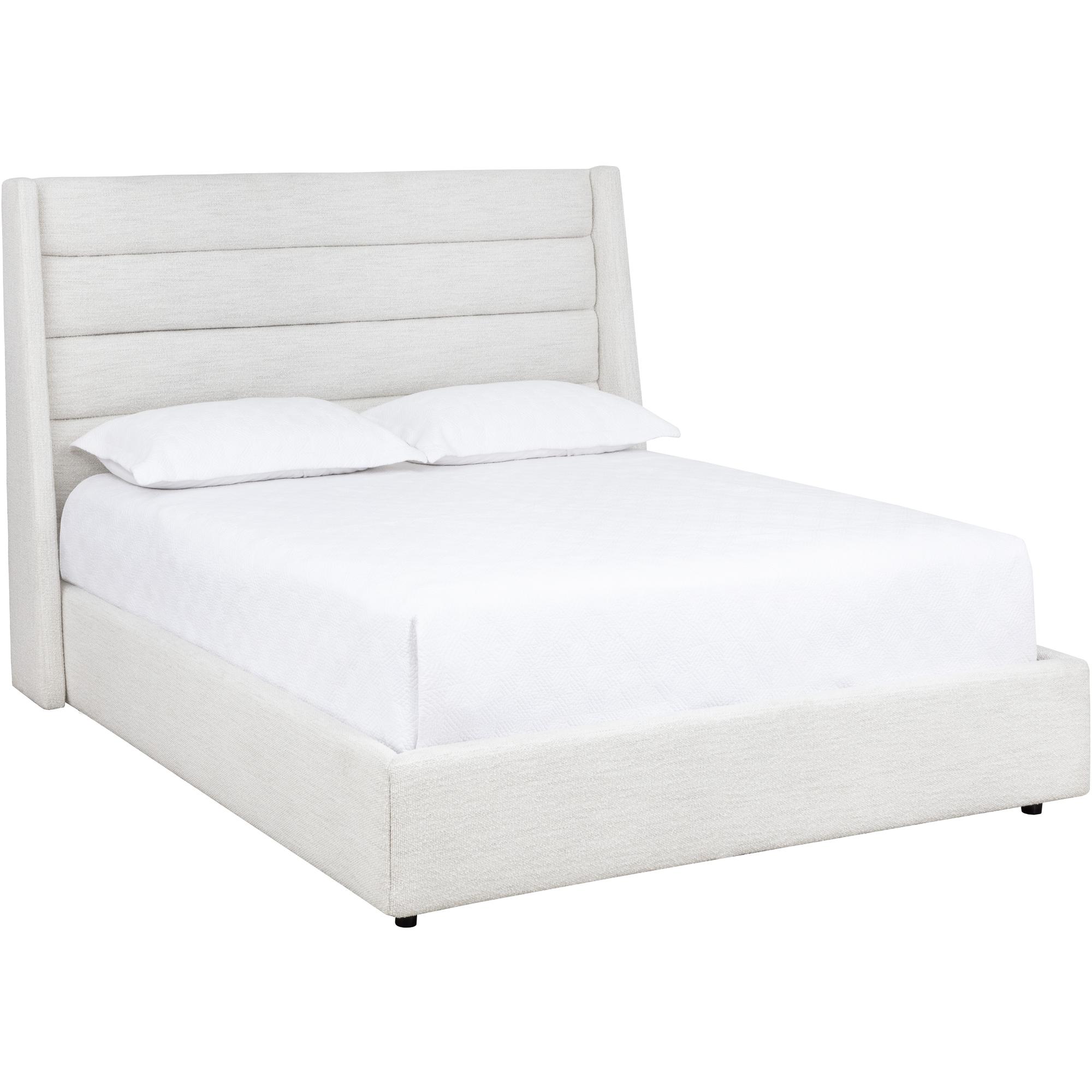 Emmit Bed - Queen - Merino Pearl 1 Emmit Bed - Queen - Merino Pearl