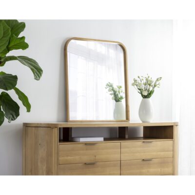 Calabasas Wall Mirror - Rustic Oak 7 Calabasas Wall Mirror - Rustic Oak 110175 110175 CALABASAS WALL MIRROR RUSTIC OAK 5