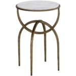 Alicent End Table - White Marble 110188 110188 ALICENT END TABLE WHITE MARBLE 1
