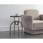 Alicent End Table - Black Marble 110190 110190 ALICENT END TABLE BLACK MARBLE 5