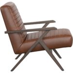 Peyton Lounge Chair - Bravo Cognac 110241 110241 PEYTON LOUNGE CHAIR BRAVO COGNAC 2
